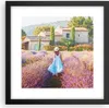 Gerahmtes Poster - Schwarzer Rahmen - Boho Heidekraut Frau Produktbild-Vorschau 1