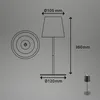 Lampa stołowa Briloner bezprzewodowa, dotykowa, kolorowe Podgląd zdjęcia produktu 16