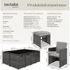 Rattan Sitzgruppe Palma 8+4+1 mit Schutzhülle - Produktbild-Vorschau 5