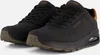 A pair of black Skechers sports shoes with brown accents. Produktbild-Vorschau