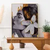 Oh Art! Malen nach Zahlen Erwachsene „Frau mit Lilie“ 40x50 Produktbild-Vorschau 17