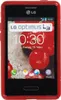 PhoneNatic Case kompatibel mit LG Optimus L3 II - rot Produktbild-Vorschau 2