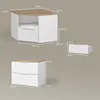 Parete attrezzata soggiorno Livinity Piave Bianco 3 parti, Anteprima dell’immagine prodotto 3