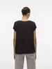 VERO MODA 2er-SET Einfarbiges T-Shirt Basic Stretch Produktbild-Vorschau 2