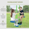 Houpací konstrukce Outsunny, venkovní hřiště s 2 houpačkami Náhled obrázku produktu 4