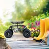 Relaxdays Rollsitz, für Garten & Werkstatt, 150kg, Produktbild-Vorschau 2
