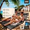 DETEX® 2er Set Strandliege Klappbar Leicht Strandmatte Produktbild-Vorschau 2