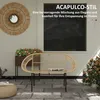 A patio scene with a two-seater bench, planter, and decorative mirror. Anteprima dell’immagine prodotto