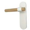 Türklinke mit Langschild 1 Paar Weiß Modernes Design Produktbild-Vorschau 3