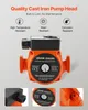 A VEVOR cast iron pump head with feature callouts and smaller detail shots. Voir les images du produit