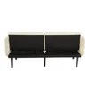 The back view of a two-seater sofa bed. Voir les images du produit