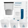 Caraffa filtrante per acqua Wessper D2 BOROSILICATE da 3 L, Anteprima dell’immagine prodotto 9