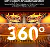 Inside view of an oven with heating elements and a graphic overlay. Anteprima dell’immagine prodotto