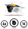bestTools Werkbankrollen, 50 mm, 360° draaibaar, set van 4, Productafbeelding-voorbeeld 4