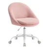 SONGMICS Homeoffice-Stuhl, Schminkstuhl aus Fleece, Produktbild-Vorschau 2