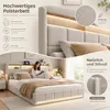 SUNFECILI Polsterbett 180x200 cm,Bett mit Schubladen,mit Produktbild-Vorschau 3