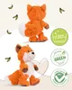 Volpe di peluche Fridalie 25 cm che si dimena VERDE Anteprima dell’immagine prodotto 5
