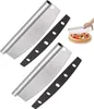2 x Nôž na pizzu ostrý Vážiaci nôž na bylinky a pizzu veľký Náhľad obrázku produktu 1