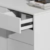 doporro Sideboard Kommode 120 cm in Matt Weiß Produktbild-Vorschau 8