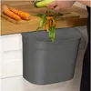 Závěsný odpadkový koš šedý 4 l Náhled obrázku produktu 3