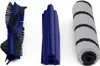 Three different cleaning brush heads for a robot vacuum cleaner are displayed side-by-side on a white background. Produktbild-Vorschau