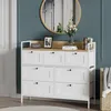 Komoda Vicco Belaro Biały 98 x 85 cm z 7 szufladami, Model Podgląd zdjęcia produktu 3