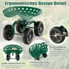 Robuster Gartenwagen mit PP-Rädern, mobiler Arbeitssitz mit Produktbild-Vorschau 5
