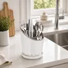 WELLHAUS Scolapiatti ovale 19x12 cm bianco-grigio Anteprima dell’immagine prodotto 10