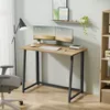 Bureau Informatique - Leobert - Sonoma eikenhout/Zwarte Productafbeelding-voorbeeld 3