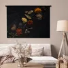 MuchoWow® Wandteppich Wandbehang Kräuter - Schwarz - Produktbild-Vorschau 5