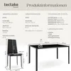 tectake® Esszimmergruppe Brandenburg 7-teilig gepolstert Produktbild-Vorschau 7
