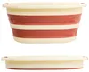 5Five Waschekorb - 21L - rot - PP - faltbar - 39 x 39 x 53 Produktbild-Vorschau 3