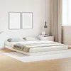 Telaio per letto a terra, bianco, 160 x 220 cm, in legno di Anteprima dell’immagine prodotto 2