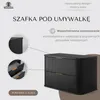 Rodan | Szafka Pod Umywalkę - 80 Cm - Wisząca - Czarny Mat Podgląd zdjęcia produktu 3