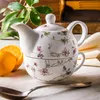 DUO FLORAL Tasse mit Teekanne SAFA New Bone China Porzellan Produktbild-Vorschau 10