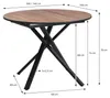 ML-Design Esstisch ausziehbar rund 100-140 cm Produktbild-Vorschau 8