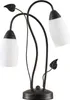 Lindby Tischleuchte Stefania, schwarz/gold, Glas, E14, 40 Produktbild-Vorschau 1