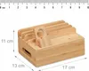 Relaxdays Oplaadstation, voor Apple Watch, bamboe, Productafbeelding-voorbeeld 12