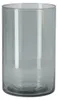 Vase Zylinder Glas dunkelgrau transparent Dekoration Produktbild-Vorschau 2