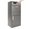 Balíkový box Wiltec šedý 500 x 370 x 1120 mm, domácí Náhled obrázku produktu 3