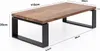 FineBuy Table basse en bois massif de Sheesham 115cm - Voir les images du produit 3