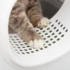 PawHut Katzentoilette mit Haube Katzenklo mit Gitterboden Produktbild-Vorschau 8