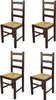 t m c s Tommychairs - Zestaw 4 krzeseł RUSTICA do kuchni i Podgląd zdjęcia produktu 1
