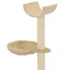 vidaXL Arbre à chat avec griffoirs en sisal 105 cm Beige Voir les images du produit 3