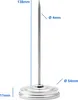 A silver thermometer probe with a circular base, with measurement annotations. Produktbild-Vorschau