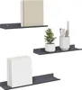 vidaXL Zwevende wandplanken, 3 stuks, antraciet, 40 x 9 x Productafbeelding-voorbeeld 3