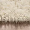 Kunstfell Fellteppich Imitat Teppich Hochflor Sitzkissen Produktbild-Vorschau 2