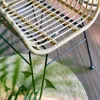 HOMLA Židle s výpletem JARDIN přírodní 57x62x81 cm Náhled obrázku produktu 3
