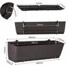 Doniczka Prosperplast | Ratolla Case PW | Brązowa | 50 cm Podgląd zdjęcia produktu 5