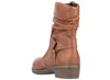 Rieker Damen Stiefelette Zierriemen Blockabsatz Raffung Produktbild-Vorschau 2